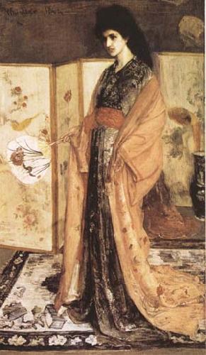 James Abbott McNeil Whistler Rose and Silver La Princesse du Pays de la Porcelaine (mk09)